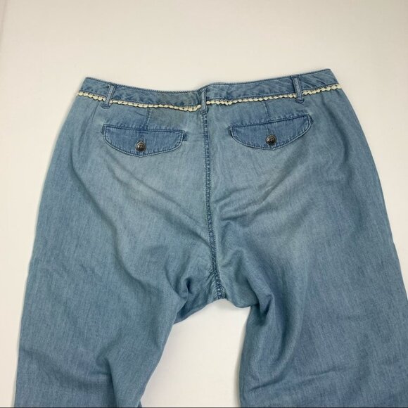 VINTAGE America Chambray Pants Size 8 - Picture 8 of 8